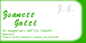 zsanett goltl business card